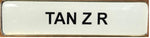 Navy No. 3 Name Tag