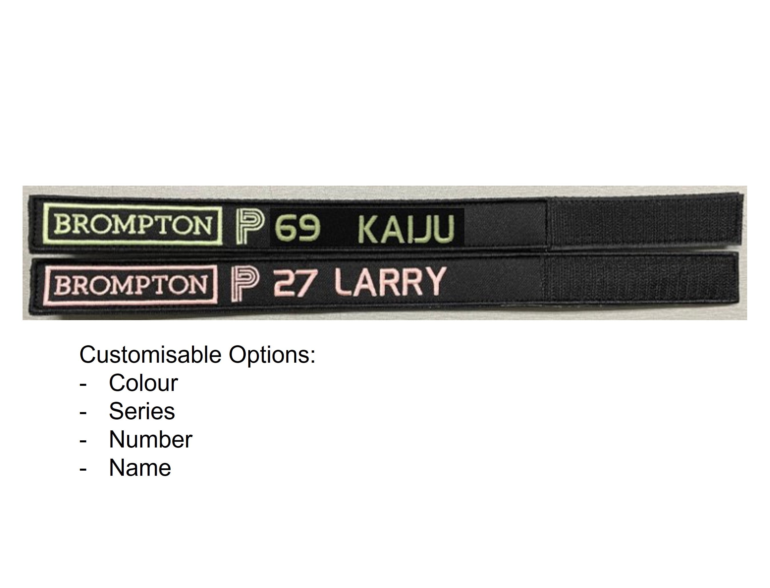 Velcro Strap (Customise Series, Number and Name)