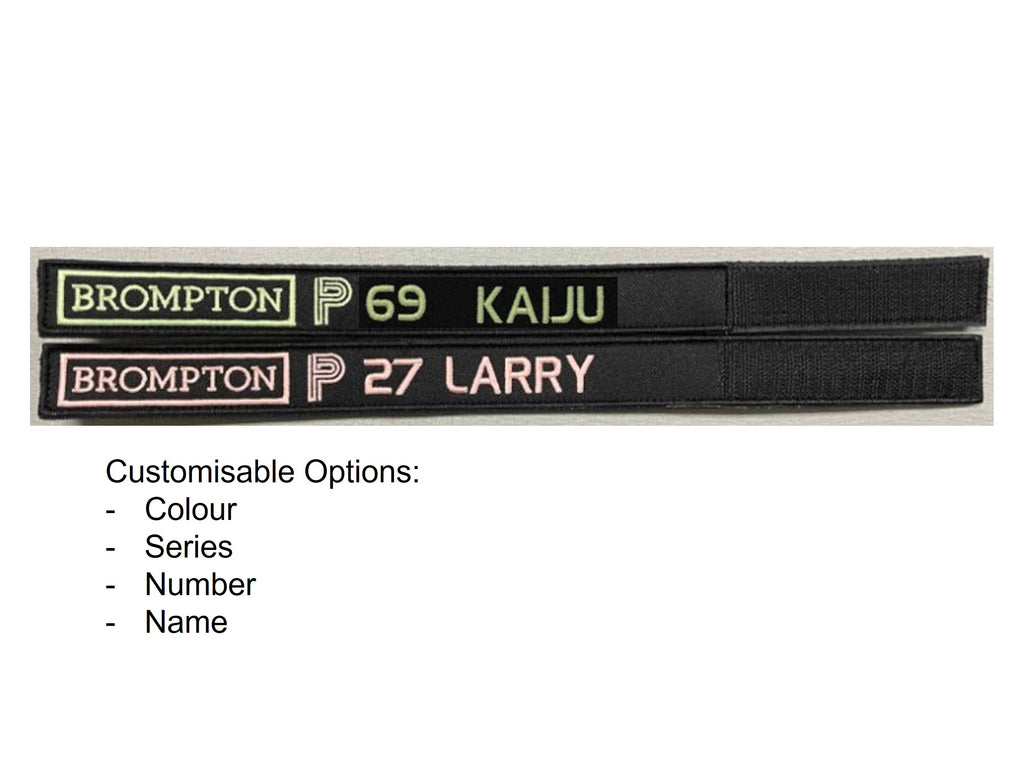 Velcro Strap (Customise Series, Number and Name)